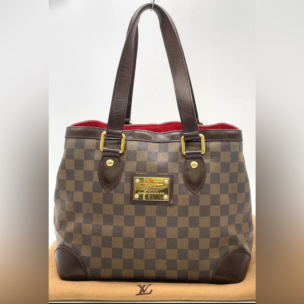 ✨Louis Vuitton Damier Ebene Hampstead PM Shoulder Bag - Picture 1 of 16